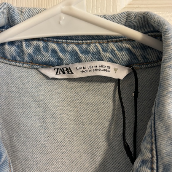 Zara Denim Mini Dress - Picture 5 of 10